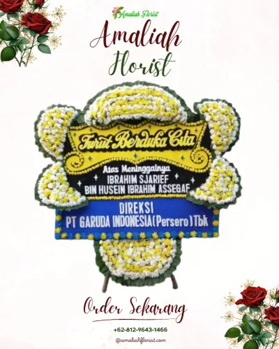 Papan Bunga Duka di Cijaya